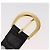 Céline CELINE Gürtel Leder 31,9"" Schwarz Gold Auth BAZ191A Golden - vista 6