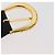Céline CELINE Gürtel Leder 31,9"" Schwarz Gold Auth BAZ191A Golden - vista 7