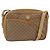 Gucci Borsa a Spalla Micro GG Supreme PVC Beige Oro 001 261 1096 Auth BA11772 D'oro