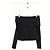 Autre Marque Camiseta negra Negro - vista 3