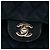 Chanel Medium Classic Velours Doppio ribalta Blu - vista 6