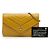 Chanel Piccolo Cuoio di Agnello con Patta Chevron Inverso Giallo - vista 12