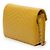 Chanel Piccolo Cuoio di Agnello con Patta Chevron Inverso Giallo - vista 2