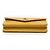 Chanel Piccolo Cuoio di Agnello con Patta Chevron Inverso Giallo - vista 3