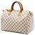 Louis Vuitton Damier Azur Speedy 30 Bianco - vista 2