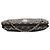 Chanel Matelassé Metallico Distressed Pelle d'Agnello CC Cristallo con Patta Nero - vista 3