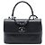 Borsa a mano Chanel Small Cuir d’agneau Trendy CC Nero