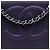 Wallet On Chain Chanel CC Metallic Crackling Lizard Druck Leder Geldbörse mit Kette Lila - Ansicht 7