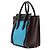 Céline Celine Micro Tricolor Leder Luggage Cabas Blau - Ansicht 2