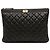 Chanel Medium Matelassé Caviar Boy O Étui Pochette Nero