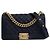 Chanel Old Medium Matelassé Caviar Boy con patta Blu
