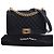 Chanel Old Medium Matelassé Caviar Boy con patta Blu - vista 12