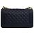 Chanel Old Medium Matelassé Caviar Boy con patta Blu - vista 3