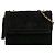 Chanel Matelassé Camoscio Pompon con patta Nero