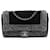 Chanel Jumbo CC Matelassé Jersey y Tweed con cadena Negro  - vista 1