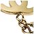 Bracciale charm CC con strass placcato Chanel D'oro - vista 8