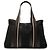 Borsa Troca Orizzontale MM in Tela Hermès Nero