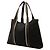 Borsa Troca Orizzontale MM in Tela Hermès Nero - vista 2