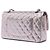 Chanel Medium Classic Cuero de ternera Efecto Pixel Doble solapa Rosa - vista 2