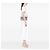Chanel Medium Classic Cuero de ternera Efecto Pixel Doble solapa Rosa - vista 7