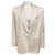 Autre Marque El Blazer Oversized de Seda Gris Sei