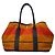 Borsa Hermès Garden Party 36 Nero Arancione Senape