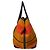 Borsa Hermès Garden Party 36 Nero Arancione Senape - vista 4