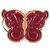 Louis Vuitton Conte de Fees Butterfly Monogram Vernis Bordò