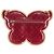 Louis Vuitton Conte de Fees Butterfly Monogram Vernis Bordò - vista 2