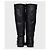 Botas planas acolchoadas chiques Christian Dior - Couro preto EU 37,5 usadas - vista 4