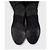 Botas planas acolchoadas chiques Christian Dior - Couro preto EU 37,5 usadas - vista 5