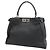 Borsa Fendi Peekaboo Medium Selleria Nero - vista 2