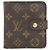 Louis Vuitton Monogram Compact Zip Bi-Fold Geldbörse Monogramm