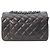 Timeless Borsa a Spalla Mini Matelassé in Pelle di Agnello Chanel Nero - vista 3