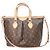 Borsa Tote Palermo PM Monogram Louis Vuitton Marrone