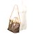 Borsa Tote Palermo PM Monogram Louis Vuitton Marrone - vista 8