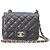 Chanel Black Lambskin Mini Matelassé Shoulder Bag