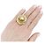 Autre Marque Goldring mit Perle, weißen Diamanten, farbigen Saphiren, Gelbgold. - Ansicht 6