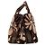 Prada Brown / Pink Canvas Tessuto Stampata Tote Bag - view 2