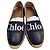 Chloé Woody Leder-Espadrilles
