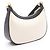 Borsa a Spalla in Tela e Pelle Bally Nero Bianco Crudo - vista 2