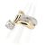 Autre Marque Anillo de diamante Nobuko Ishikawa Au750/PT900 Dorado - vista 2