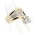 Autre Marque Anillo de diamante Nobuko Ishikawa Au750/PT900 Dorado - vista 3