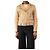 Acne Neutrale Lederbikerjacke - Größe UK 8