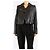 Mcq Schwarze Leder-Bikerjacke mit Schnürdetails - Größe UK 12 - Ansicht 3
