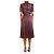 Alice + Olivia Abito maxi nero e rosa - taglia UK 12 - vista 2