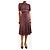 Alice + Olivia Abito maxi nero e rosa - taglia UK 12 - vista 3