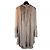 Camicia abito in seta beige Donna Karan