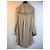 Camicia abito in seta beige Donna Karan - vista 5
