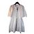 Vestido bordado de algodón blanco Sea New York